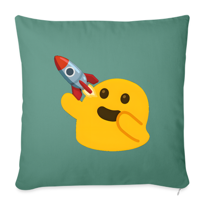 Throw Pillow Cover 18” x 18”.1 - cypress green