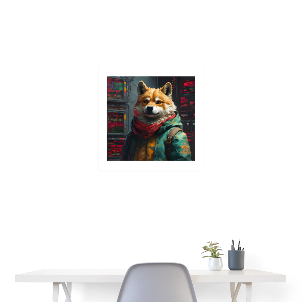 Poster 24x24.9 - white