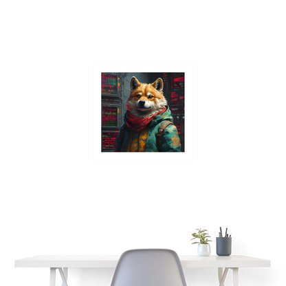 Poster 24x24.9 - white