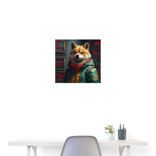 Poster 24x24.9 - white