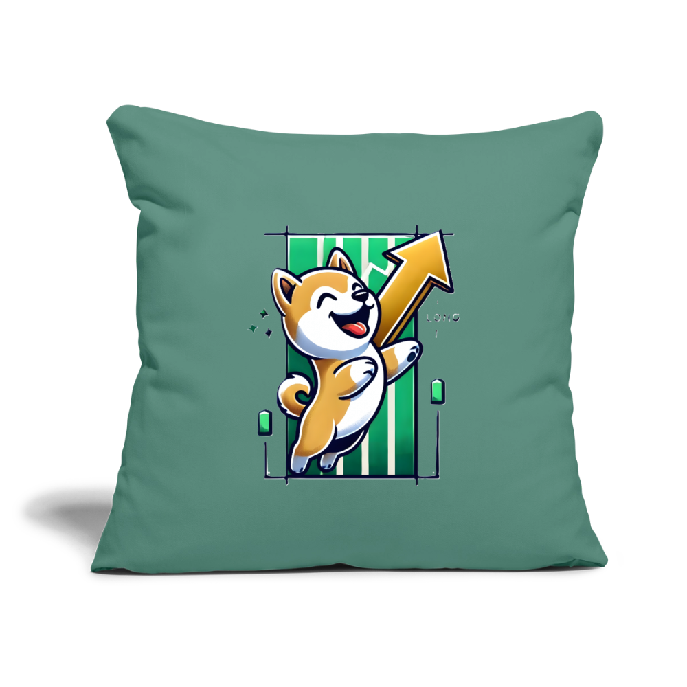 Throw Pillow Cover 18” x 18”.5 - cypress green