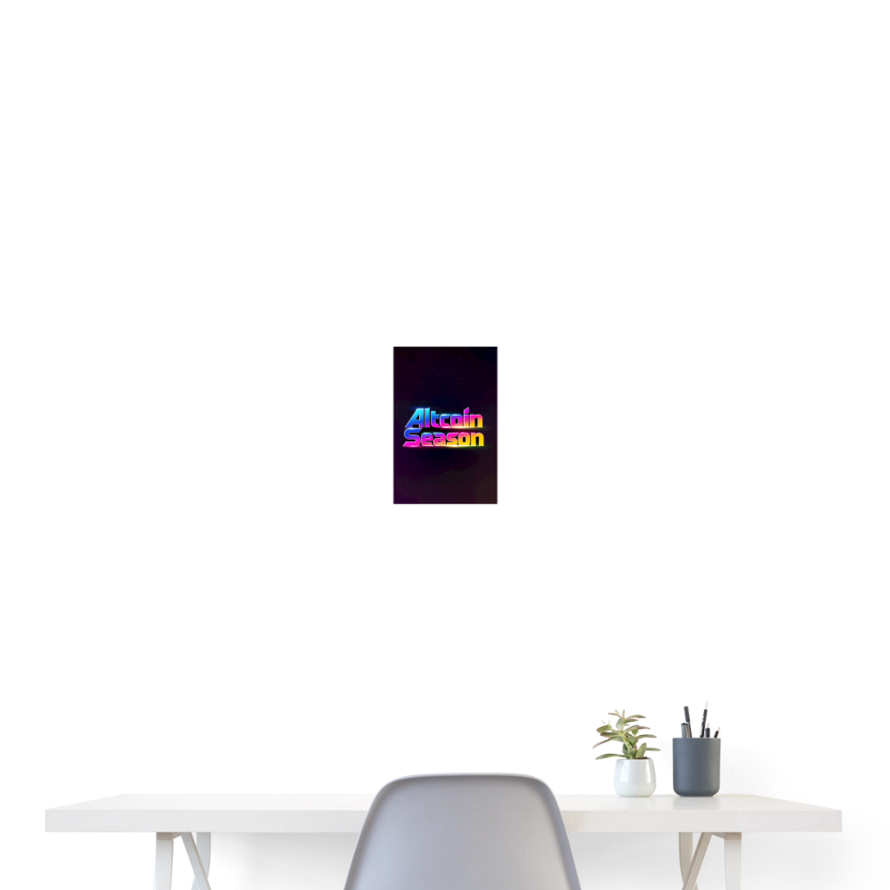 Poster 8x12.31 - white