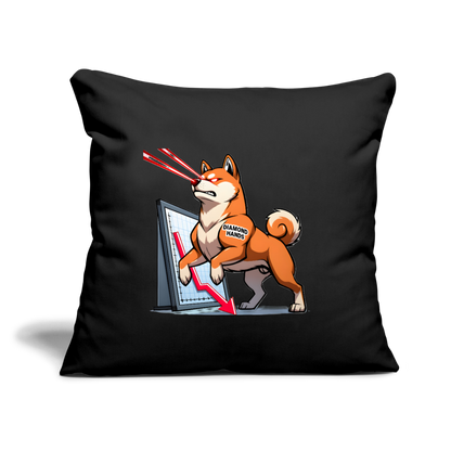 Throw Pillow Cover 18” x 18”.3 - black