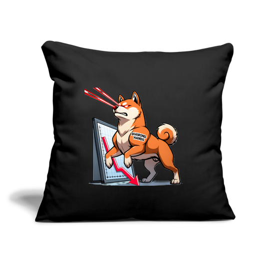 Throw Pillow Cover 18” x 18”.3 - black