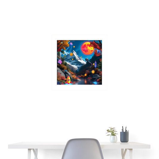 Poster 24x24.13 - white