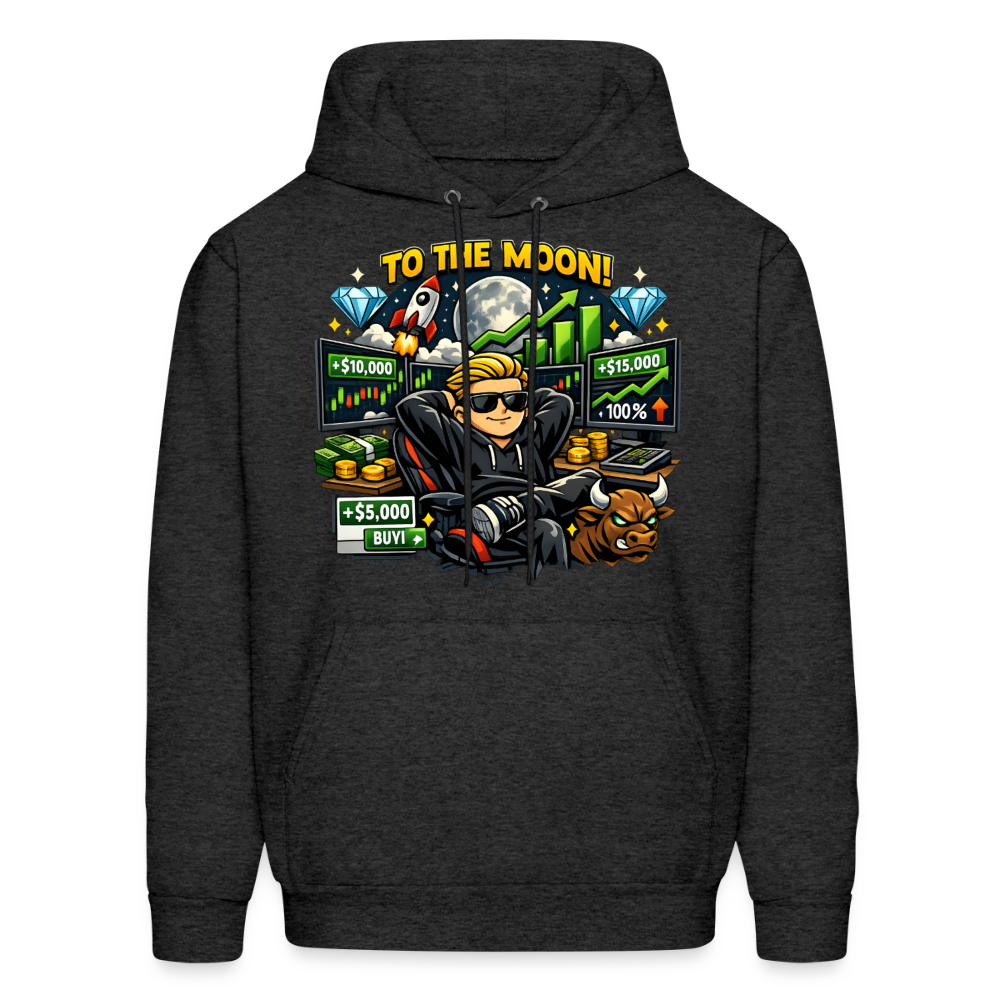 Trading boys hoodie - charcoal grey