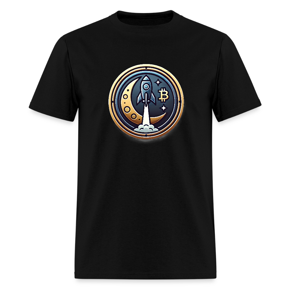 Bitcoin Rocket to the Moon Shirt🚀 - black