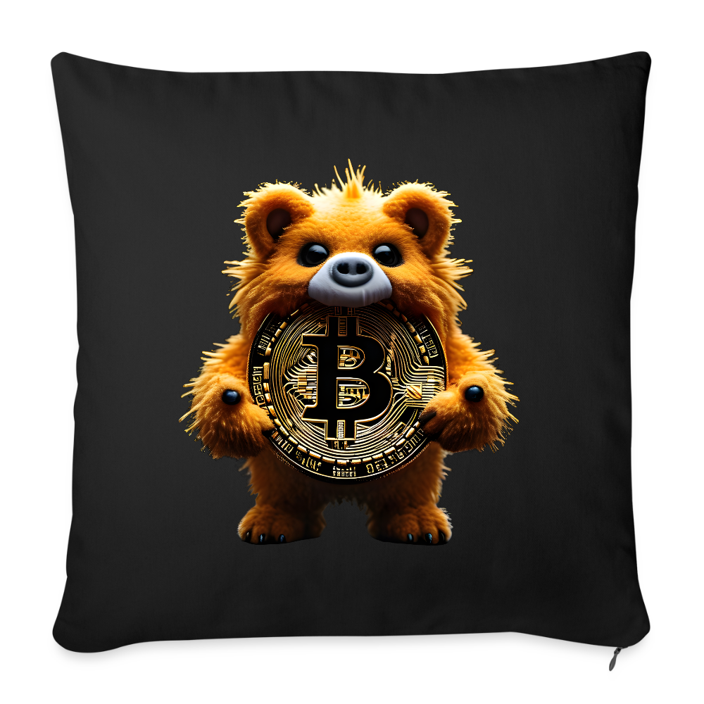 Throw Pillow Cover 18” x 18”.2 - black