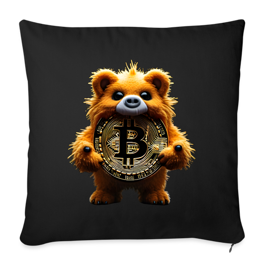 Throw Pillow Cover 18” x 18”.2 - black