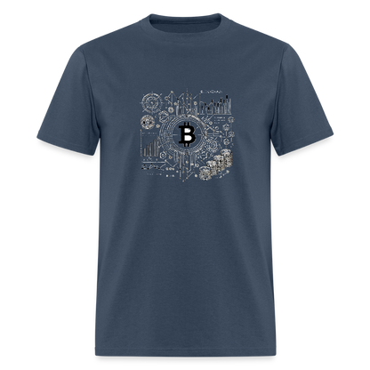 Men's T-Shirt | GILDAN 5005 -  blue dusk