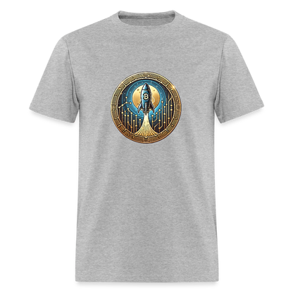 Bitcoin to the Moon shirt - heather gray