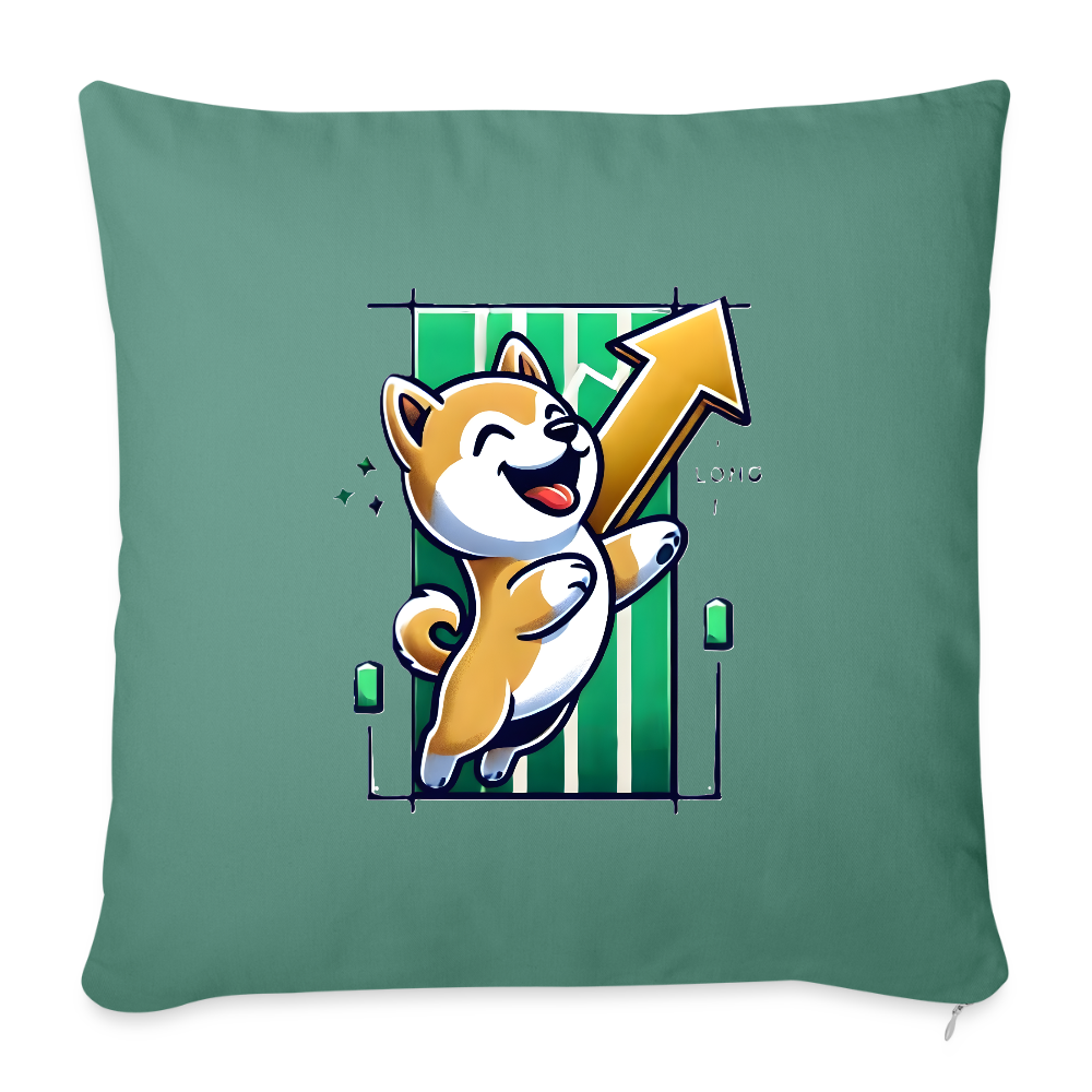 Throw Pillow Cover 18” x 18”.5 - cypress green