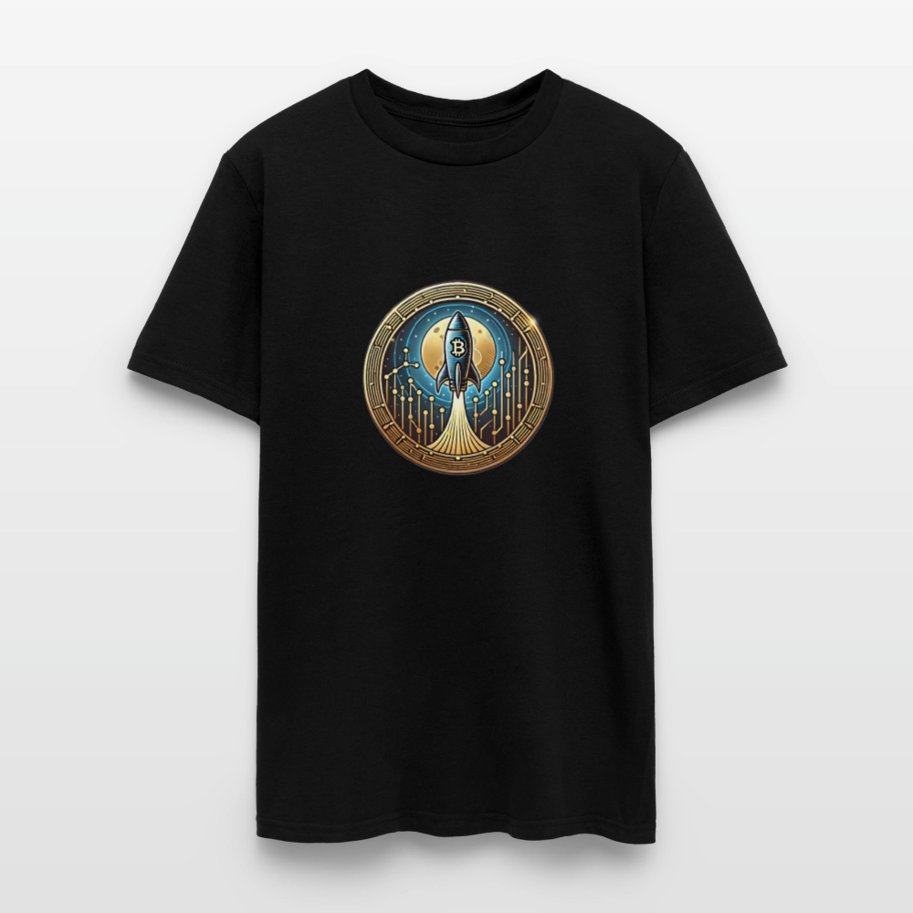 Bitcoin to the Moon shirt - black