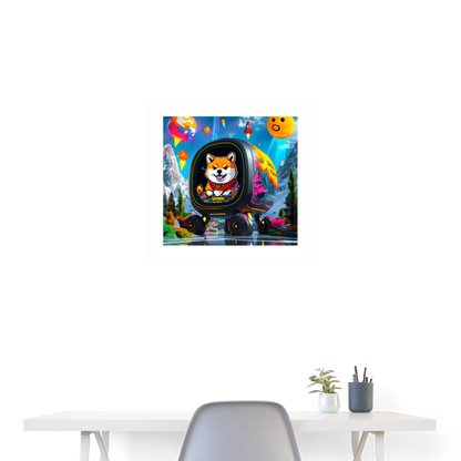 Poster 24x24.3 - white