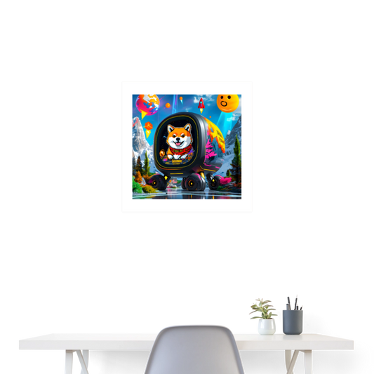 Poster 24x24.3 - white