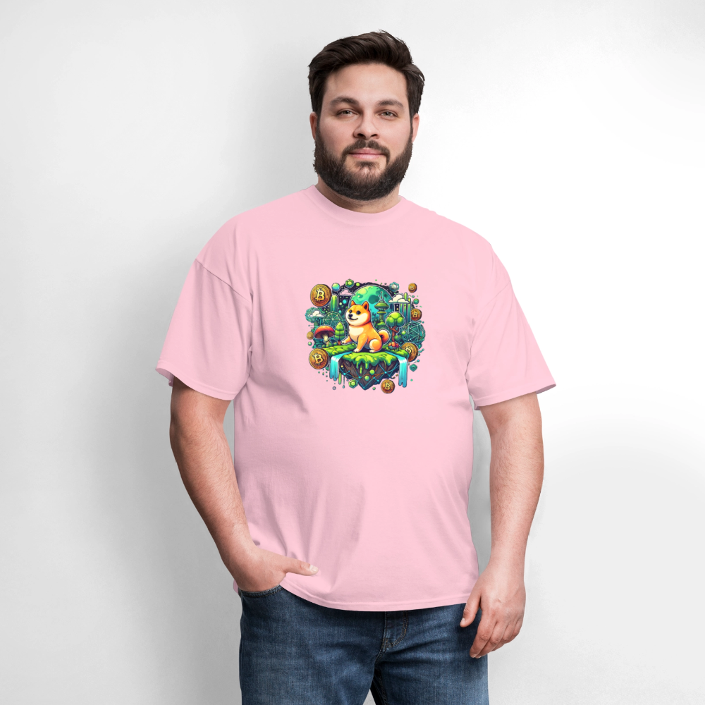 Shiba moon shirt - pink