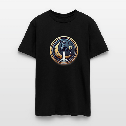 Bitcoin Rocket to the Moon Shirt🚀 - black