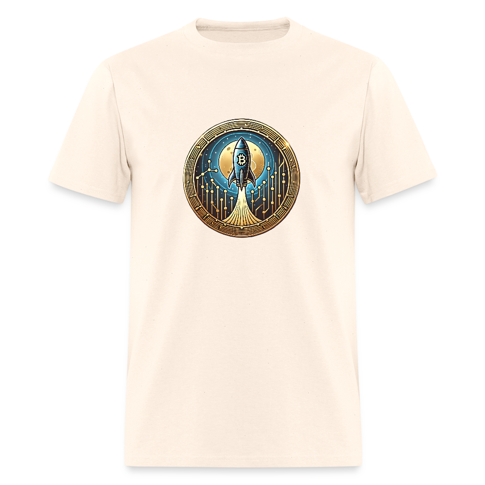 Bitcoin to the Moon shirt - natural