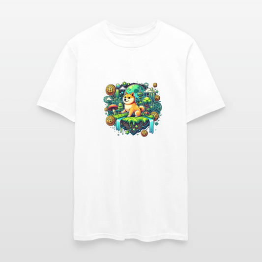 Shiba moon shirt - white