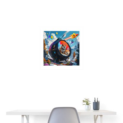 Poster 24x24.25 - white