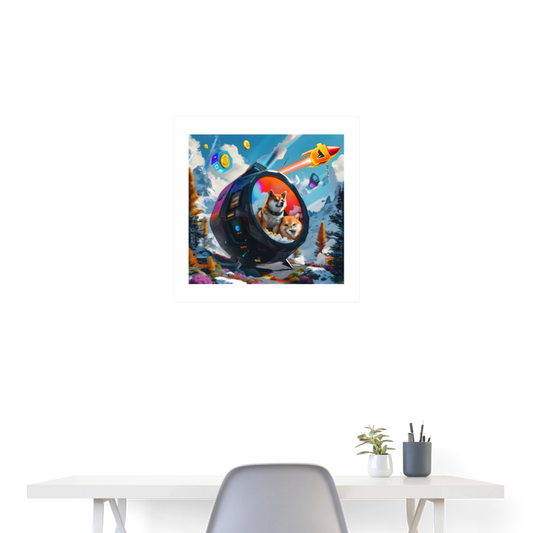 Poster 24x24.25 - white