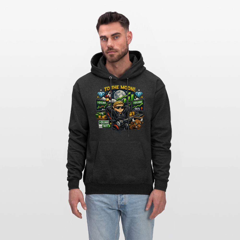 Trading boys hoodie - charcoal grey