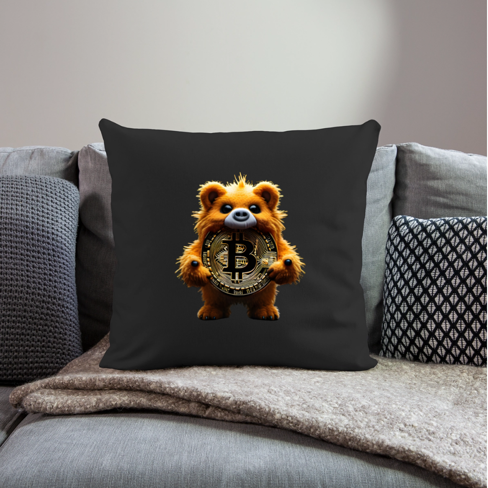 Throw Pillow Cover 18” x 18”.2 - black